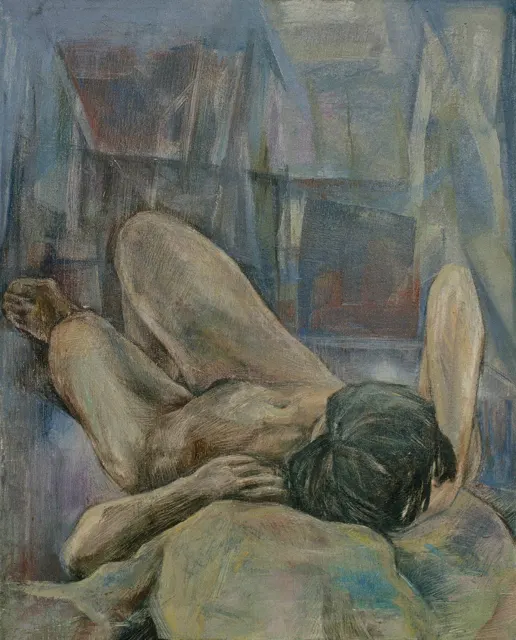 1.Nude, Oil painting. 91X117cm,1975
