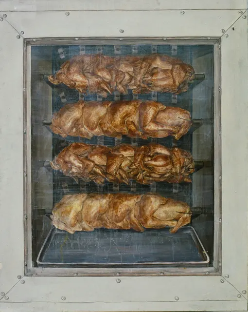 10. Cabinet-5, Oil painting, 130X163cm, 1978