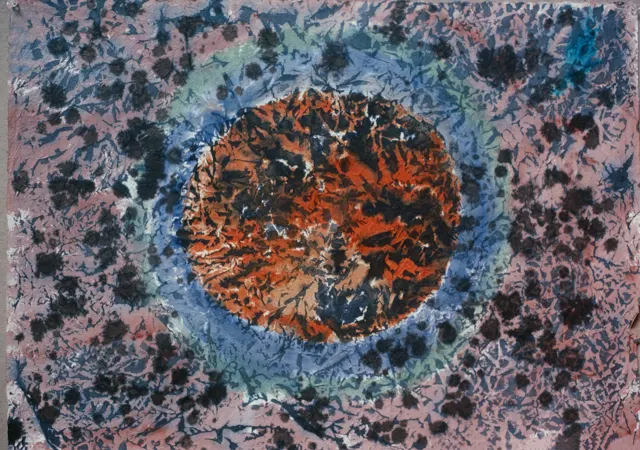 10. Oil on paper 89X127cm, 1983