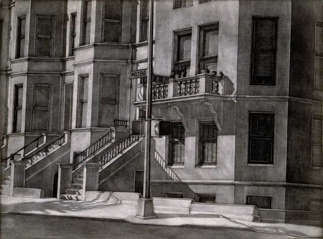 13. Street Landscape-9002. 30x40cm. 1990