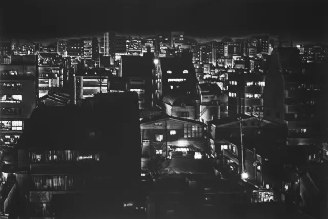14. Night Landscape-9404. Mezzotint, 60X40cm. 1994