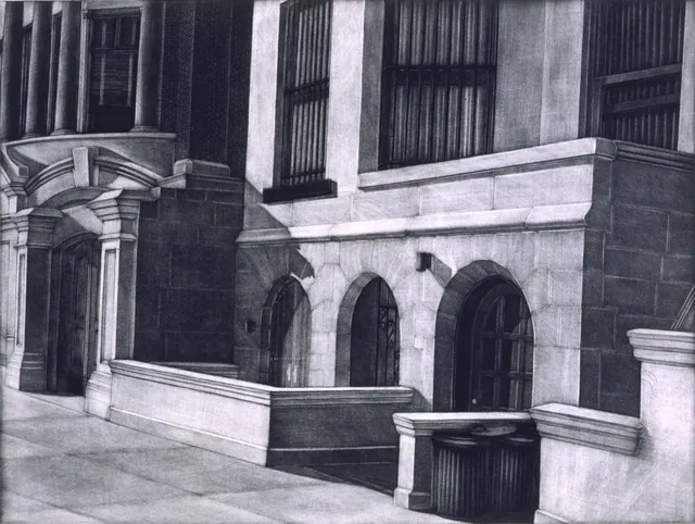 14. Street Landscape-9004. 30x40cm. 1990.