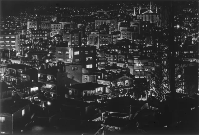 15. Night Landscape-9406. Mezzotint, 60X40cm. 1994.