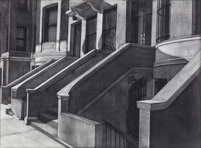 15. Street Landscape-9006. 30x40cm. 1990