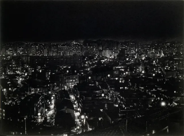 17. Night Landscape-9502. Mezzotint, 40X30cm. 1995