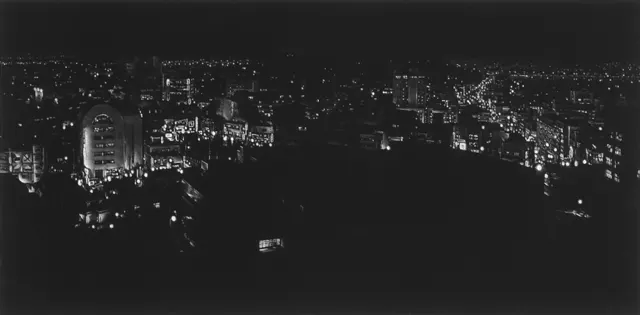 18. Night Landscape-9602. 30x60cm. Mezzotint 1996