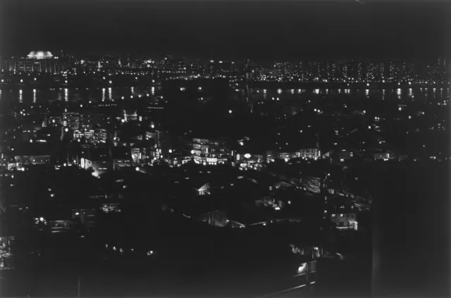 21. Night Landscape-9606. 40X60cm. Mezzotint 1996