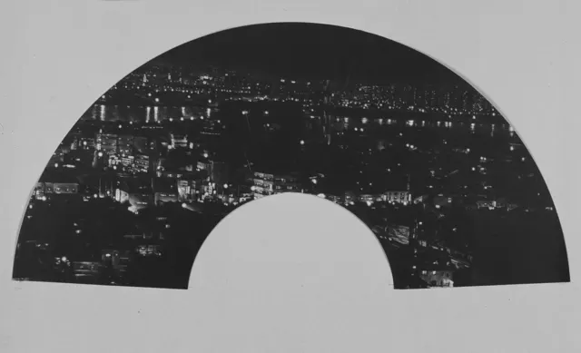 22. Night Landscape-9606 B. Mezzotint, 60X40cm