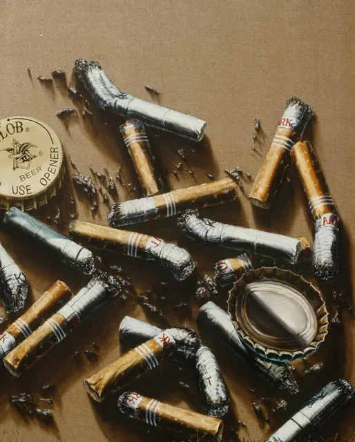 23. Texture C-3. Oil painting, 140X110cm, 1984