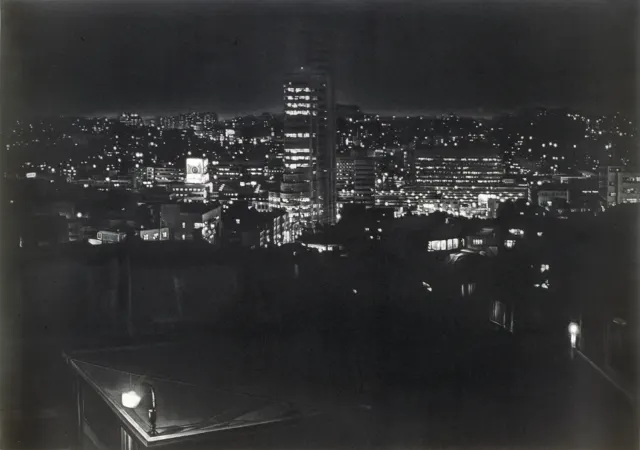 29. Night Landscape-9806. Mezzotint, 70X50cm. 1998