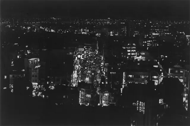 32. Night Landscape-9812. Mezzotint , 60X40cm,1998