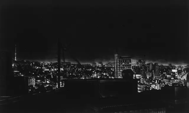 34. Night Landscape-20012.30X50cm. Mezzotint 2002