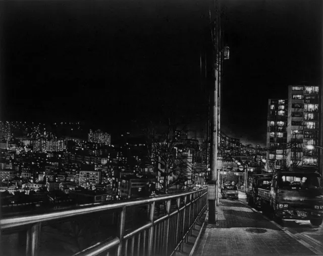 36. Night Landscape-20022. Mezzotint, 50X40cm. 2002