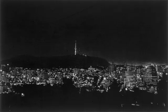 37. Night Landscape-20044. Mezzotint, 60X40cm. 2004.
