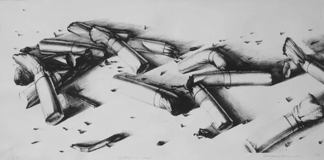 Movement C-8502, Litho, 70X50cm, 1985