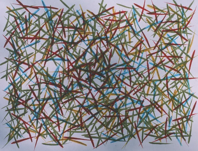 5. Movement F-84101,Silscreen 70X50cm, 1984