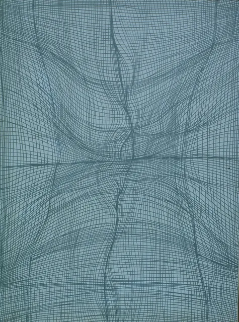 6. Net composition-2. Oil painting, 97X130cm, 1977