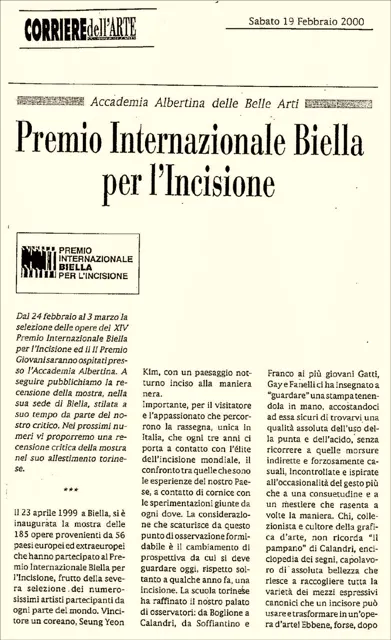41. CORRIERE dell’ARTE
